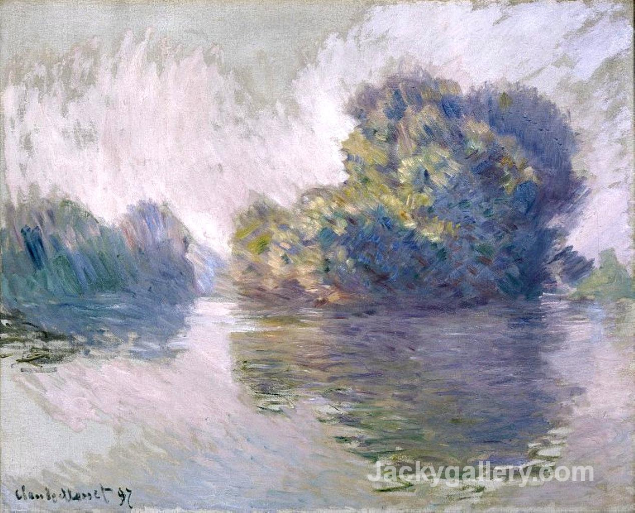 Islands at Port-Villez by Claude Monet paintings reproduction